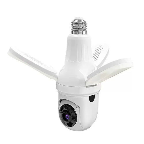 2.4G WiFi Automatic Human Tracking FloodLight Surveillance Camera E27 Bulb Indoor Camera Security Indoor Monitor Wireless